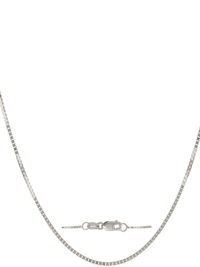 14k Yellow/White/Rose Gold Box Chain Necklace For Women And Men 14k Solid Gold N
